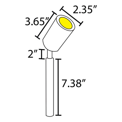 LED Stainless Steel Outdoor Adjustable Spotlight Spot Light TriadCommerceInc