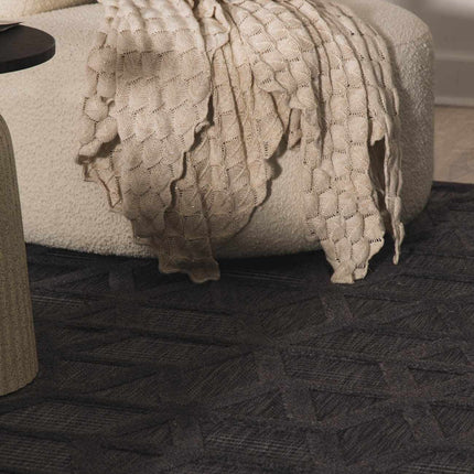 Nuri Black Outdoor Rug Rugs TriadCommerceInc