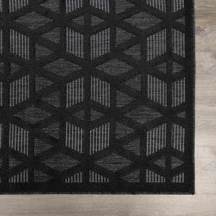 Nuri Black Outdoor Rug Rugs TriadCommerceInc