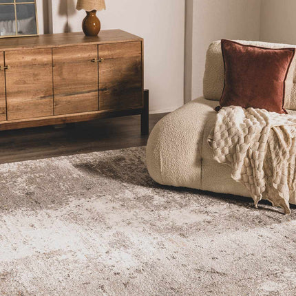 Duval Taupe Abstract Area Rug Rugs TriadCommerceInc