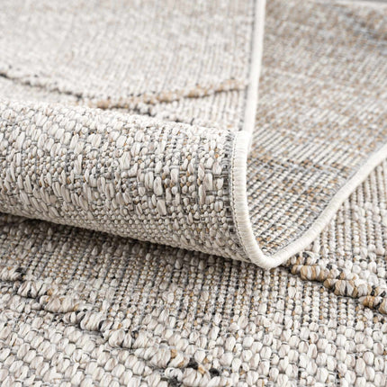 Baqer Bone & Tan Textured Performance Rug - Clearance Rugs TriadCommerceInc