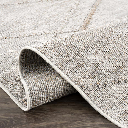 Baqer Bone & Tan Textured Performance Rug - Clearance Rugs TriadCommerceInc