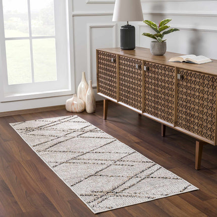 Baqer Bone & Tan Textured Performance Rug - Clearance Rugs TriadCommerceInc