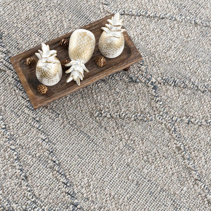 Baqer Taupe & Gray Textured Performance Rug - Clearance Rugs TriadCommerceInc