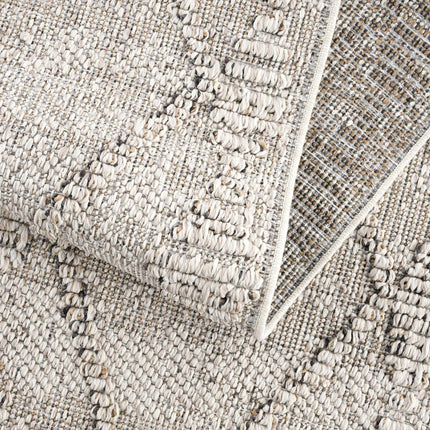 Nyla Bone Indoor & Outdoor Rug - 2x3 Clearance Rugs TriadCommerceInc