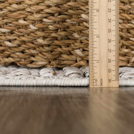 Nyla Bone Indoor & Outdoor Rug - 2x3 Clearance Rugs TriadCommerceInc