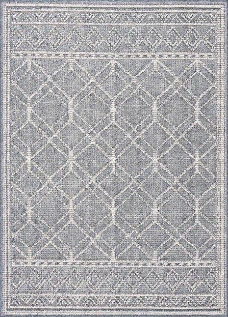 Diah Gray Blue & Bone Area Rug - Clearance Rugs TriadCommerceInc