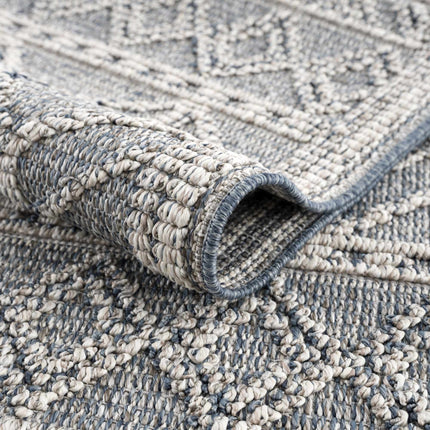 Diah Gray Blue & Bone Area Rug - Clearance Rugs TriadCommerceInc