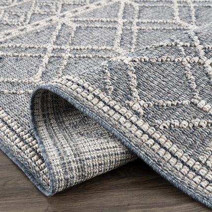 Diah Gray Blue & Bone Area Rug - Clearance Rugs TriadCommerceInc