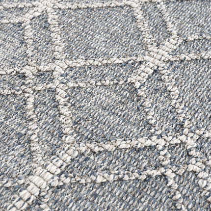 Diah Gray Blue & Bone Area Rug - Clearance Rugs TriadCommerceInc