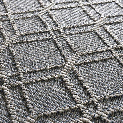 Diah Gray Blue & Bone Area Rug - Clearance Rugs TriadCommerceInc