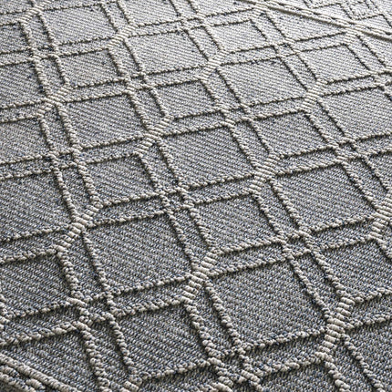 Diah Gray Blue & Bone Area Rug - Clearance Rugs TriadCommerceInc