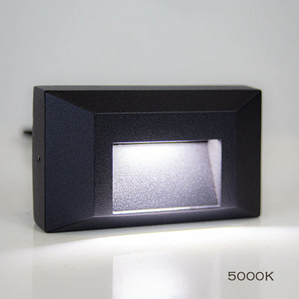 LED Low Voltage Cast Aluminum Rectangular Stair Step Light Step light TriadCommerceInc