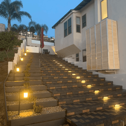 LED Marble Outdoor Garden Bollard Path Light Path Light TriadCommerceInc