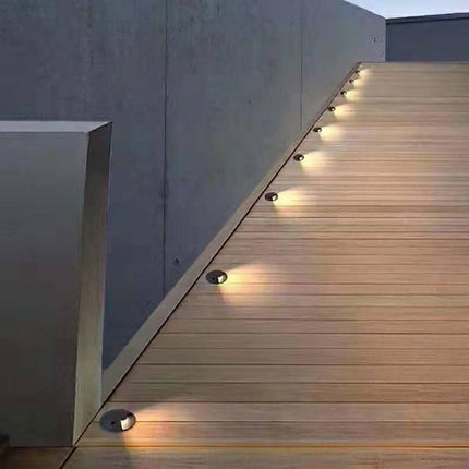3W LED Round Step Deck Light Outdoor Stair Light Step light TriadCommerceInc