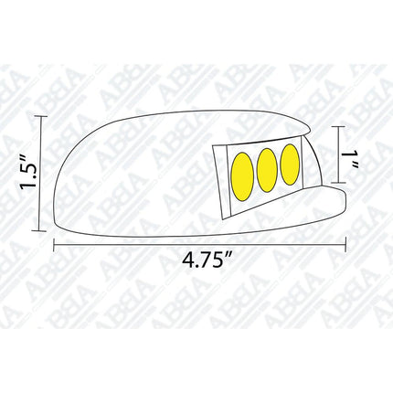 3W LED Round Step Deck Light Outdoor Stair Light Step light TriadCommerceInc