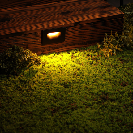 Rectangular LED Stair Step Light Waterproof 3CCT Step light TriadCommerceInc