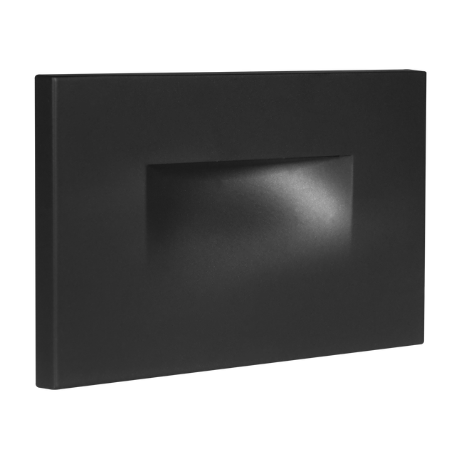 Rectangular LED Stair Step Light Waterproof 3CCT Step light TriadCommerceInc Black