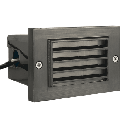 Louver LED Waterproof Brick Step Light Bronze Edge Lighting Step light TriadCommerceInc Dark Brass None