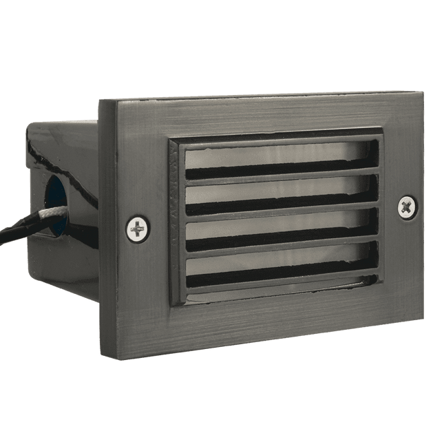 Louver LED Waterproof Brick Step Light Bronze Edge Lighting Step light TriadCommerceInc Dark Brass None