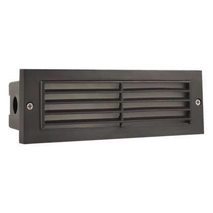 Louver LED Brick Step Light Outdoor Warm White Step light TriadCommerceInc Dark Brass None