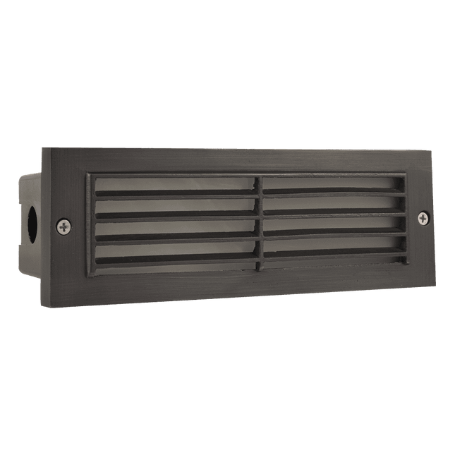 Louver LED Brick Step Light Outdoor Warm White Step light TriadCommerceInc Dark Brass None