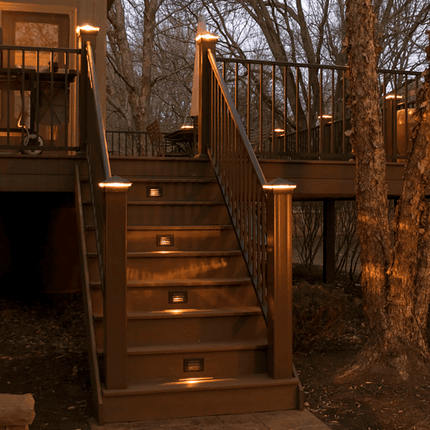 Louver LED Waterproof Brick Step Light Bronze Edge Lighting Step light TriadCommerceInc