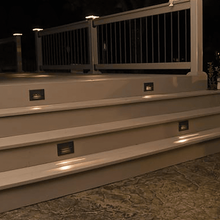 Louver LED Waterproof Brick Step Light Bronze Edge Lighting Step light TriadCommerceInc