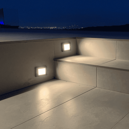 LED Surface Mount Step Light Cast Brass Step light TriadCommerceInc