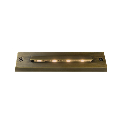 Slim Cast Brass LED Surface Mount Step Light Step light TriadCommerceInc