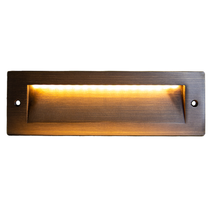 Cast Brass LED Step Light Low Voltage Outdoor Deck Stairs Step light TriadCommerceInc