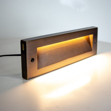 Cast Brass LED Step Light Low Voltage Outdoor Deck Stairs Step light TriadCommerceInc