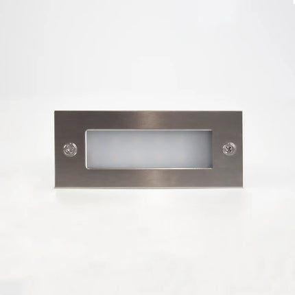 Outdoor LED Brick Wall Step Light Warm White Stainless Steel Step light TriadCommerceInc