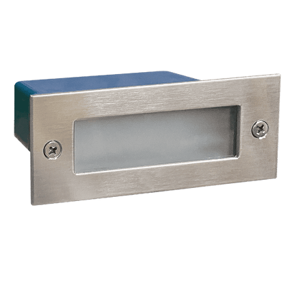 Outdoor LED Brick Wall Step Light Warm White Stainless Steel Step light TriadCommerceInc