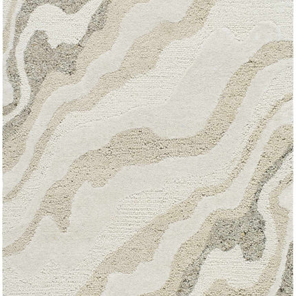 Siani Beige Wool Area Rug Rugs TriadCommerceInc