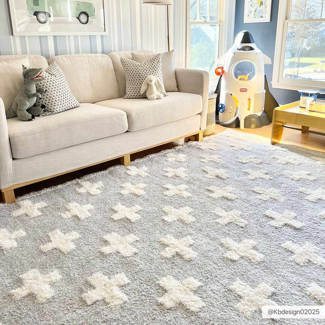 Satu Blue Area Rug Rugs TriadCommerceInc