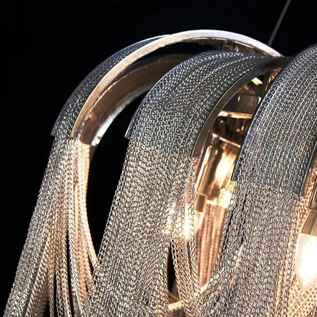 Luxury Tassel Chain Chandelier Chandeliers TriadCommerceInc   