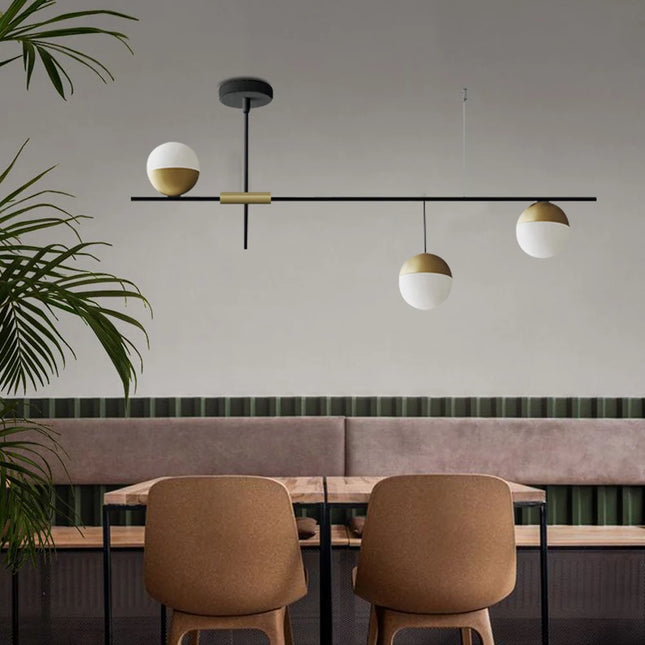 Sophie Glass Globe Pendant Lamp Pendants TriadCommerceInc   