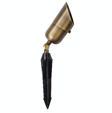 Tulay Antique Brass Outdoor Low Voltage Spot Light Spot Light TriadCommerceInc