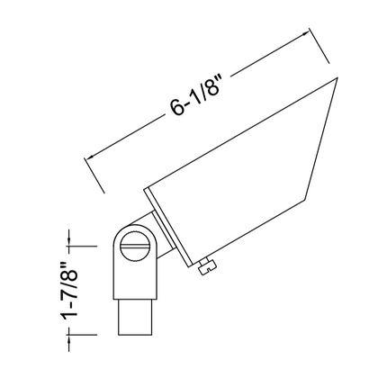 Cuprum Copper Low Voltage Outdoor Spotlight Brass spots TriadCommerceInc
