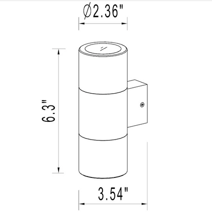 Stelvio Low Voltage Outdoor Sconce White Finish Sconce Light TriadCommerceInc