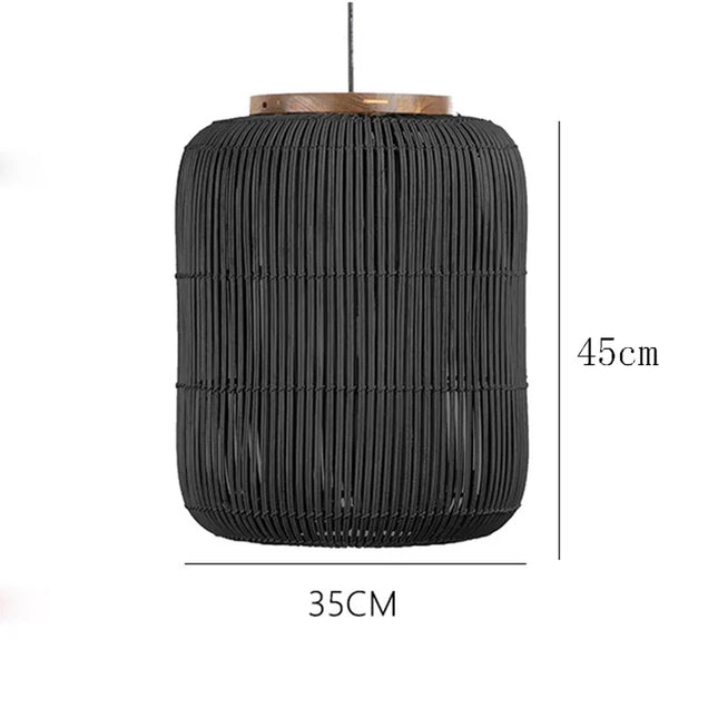 Wabi-Sabi Pendant Light Pendants TriadCommerceInc Black Medium  