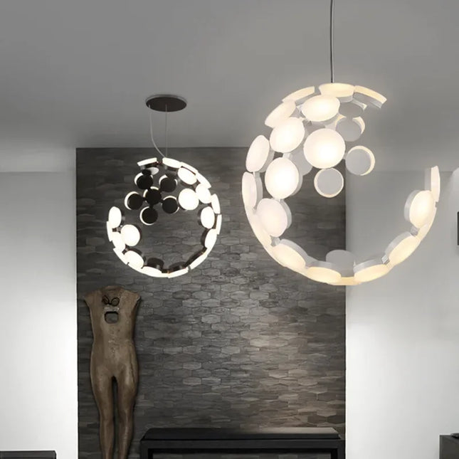 Creative Moon Pendant Lamp Pendants TriadCommerceInc   