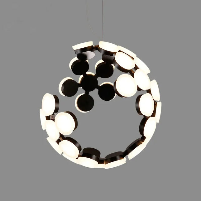 Creative Moon Pendant Lamp Pendants TriadCommerceInc Black 3 color 