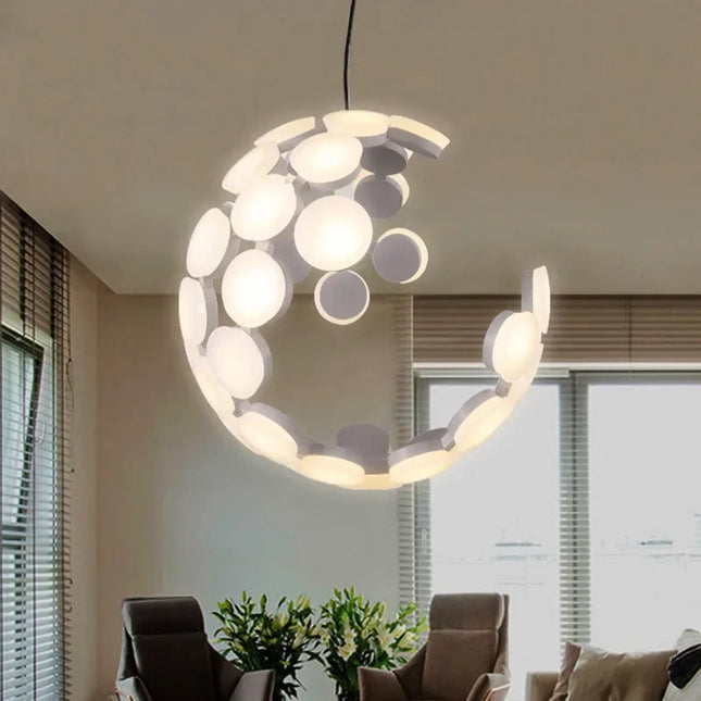Creative Moon Pendant Lamp Pendants TriadCommerceInc   