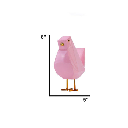 Set of Five Bird Sculptures // Multi-Color Sculpture TriadCommerceInc   