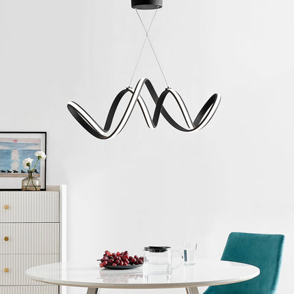 Seville LED Chandelier // Black Chandeliers TriadCommerceInc   