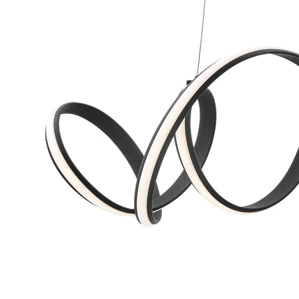 Seville LED Chandelier // Black Chandeliers TriadCommerceInc   
