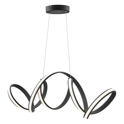 Seville LED Chandelier // Black Chandeliers TriadCommerceInc   