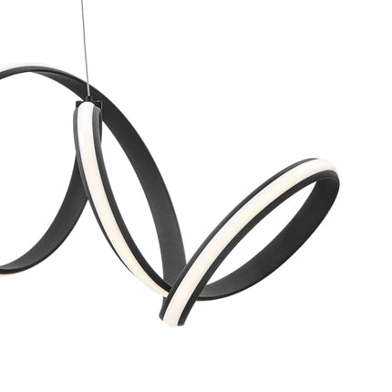Seville LED Chandelier // Black Chandeliers TriadCommerceInc   